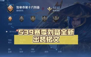 刘备基础攻略（以刘备为核心英雄，解析最新出装选择及技巧）