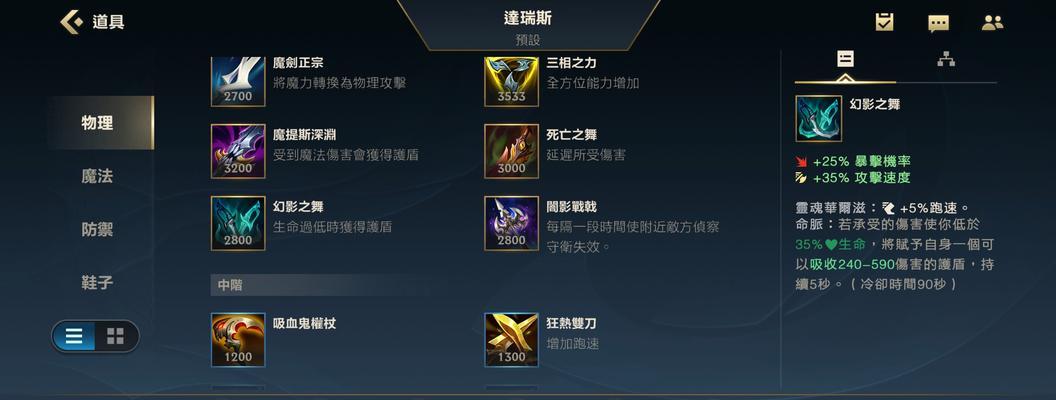 《联盟手游新手剑圣出装攻略》（打造无敌剑气！一起来学习剑圣出装心得！）-第2张图片-游技攻略库