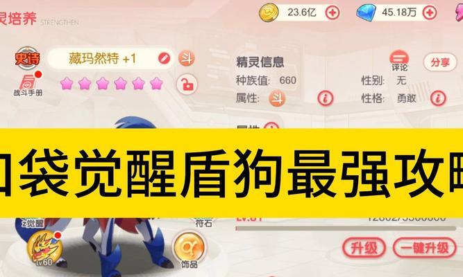 《口袋觉醒技能点攻略大全》（掌握技能点，成为无敌训练师！）-第3张图片-游技攻略库